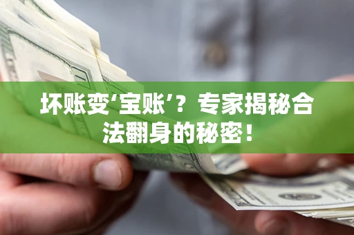武汉坏账变‘宝账’？专家揭秘合法翻身的秘密！