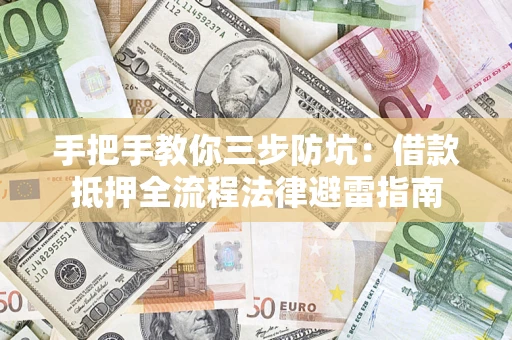 武汉手把手教你三步防坑：借款抵押全流程法律避雷指南