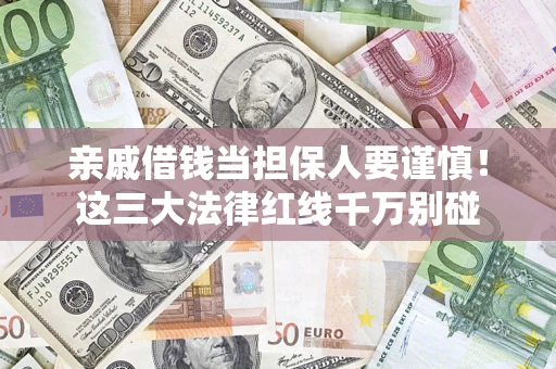 武汉亲戚借钱当担保人要谨慎！这三大法律红线千万别碰