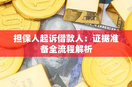 武汉担保人起诉借款人：证据准备全流程解析