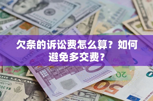 武汉欠条的诉讼费怎么算？如何避免多交费？